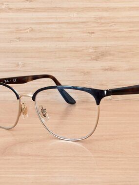 Ray-Ban RB6419I Eyeglasses Gold Havana Metal Frame 53-17-145